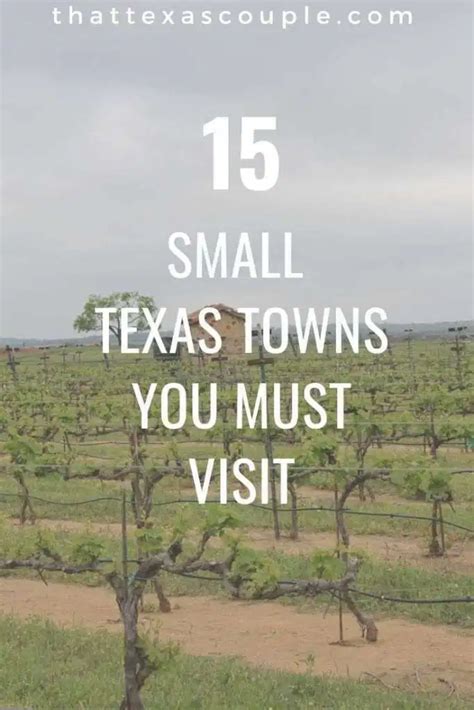 20 Fabulous Small Towns in Texas You Must Visit.
